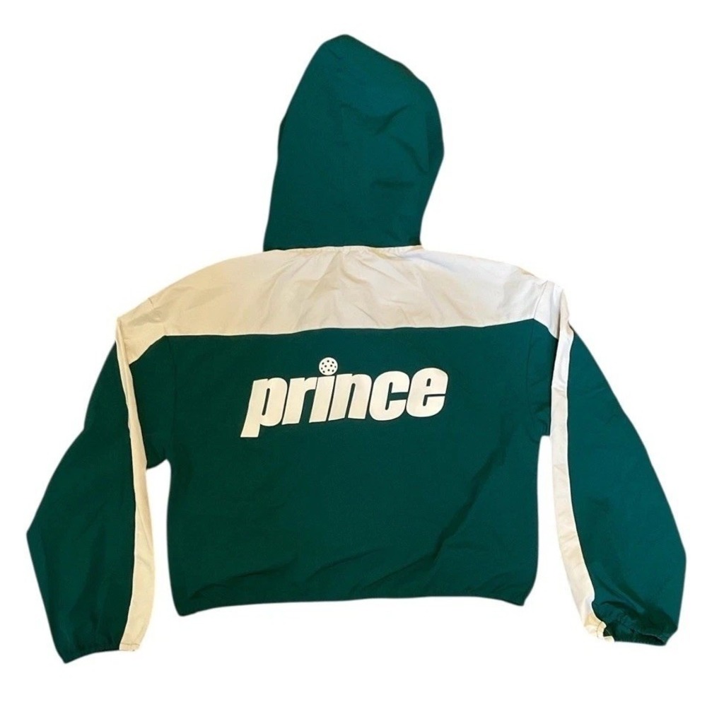 NEW Prince Pickleball Crop Full Zip Jacket XXL 2XL Windbreaker
